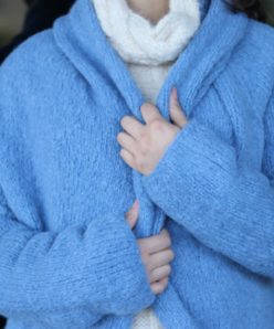 Alternative view of Baby Alpaka Clio lang | Azure Blau